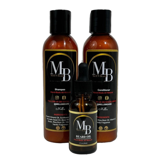 Shampoo + Conditioner Beard Oil - Mell's Beard 